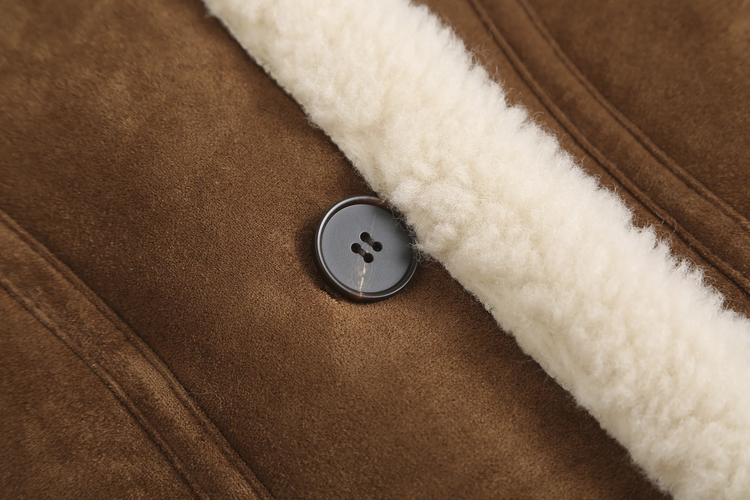 Button Women's UGG Shearluxe Coat product detail image