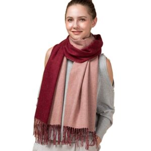 Mitchell-Y Reversible Lamb Wool Shawls