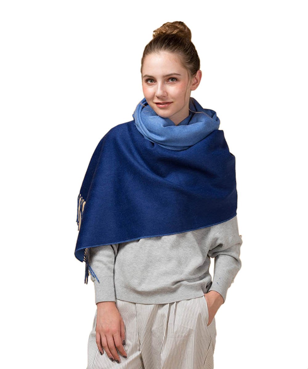 Reversible Lamb Wool UGG Scarves | Mitchell-Y - Image 8